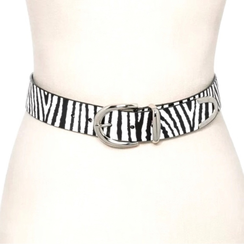 NWT Zebra Print Belt